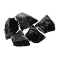 thumbnail image 1 of Uxcell Fire Glass for Fire Pit, 1.97"-3.15" High Luster Reflective Glass Rocks, Black, 1 of 5