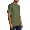 thumbnail image 3 of Hanes Men's and Big Men's Beefy-T Crew Neck Short Sleeve T-Shirt, Up To 6XL, 3 of 7