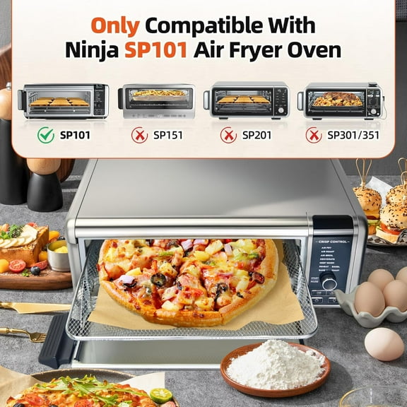 Replacement Baking Pan Air Fryer Basket for  SP101, Stainless Steel Mesh and Non-stick Tray