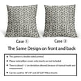 thumbnail image 6 of Grey Gray Cream Pillow Covers 18x18 Set of 2 Boho Design Polka Dot Throw Pillows Modern Brush Strokes Print Decorative Pillowcase Square Cushion Cover Linen Case for Home Sofa Couch Bed, 6 of 6
