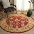 thumbnail image 3 of SAFAVIEH Antiquity Lilibeth Oriental Wool Area Rug, Rust, 8' x 8' Round, 3 of 11