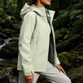 thumbnail image 5 of Warop Unisex Windbreaker Jacket, Hooded Long Sleeve Waterproof Coat, Outdoor Hiking Climbing Outerwear for Fall, 5 of 9