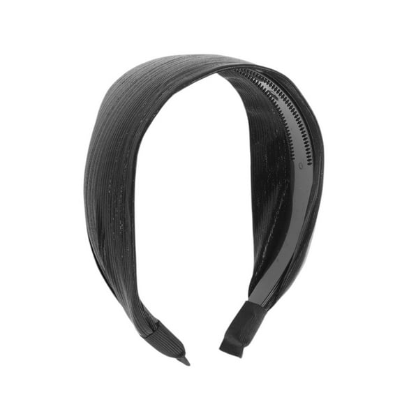 Unique Bargains 1 Pc Fashion Wide Headbands for Women Black