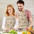 thumbnail image 3 of Cute Hedgehog Pattern Apron-Garden Aprons for Women with Pockets-Cotton Linen Waterproof Kitchen Cooking Gardening Aprons Adjustable for Kitchen,Cooking,BBQ and Salon 33x27 Inch, 3 of 7