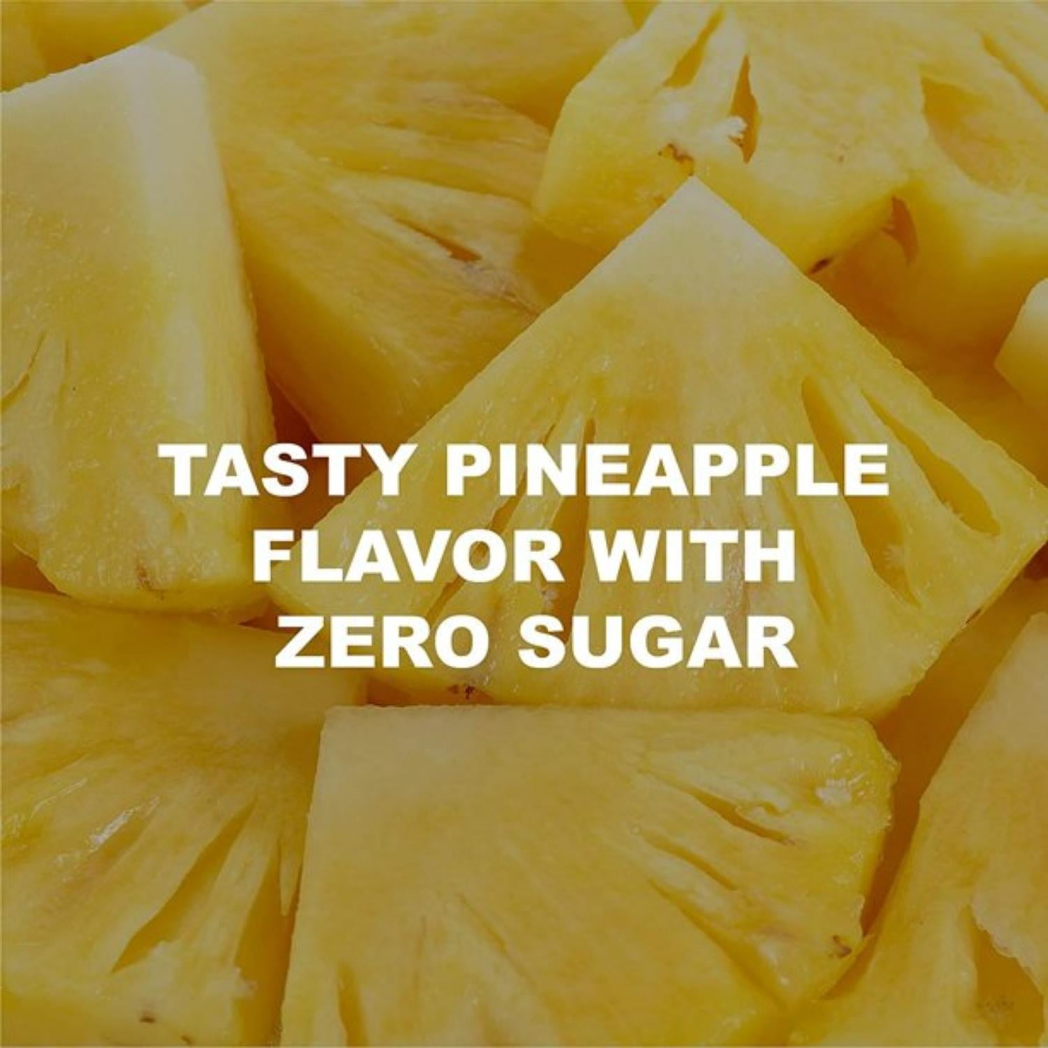 Sunkist Soda Singles-To-Go Zero Sugar Drink Mix Pineapple ( 12 Boxes, 72 Sticks Total) Caffeine Free and Non-Carbonated  Makes 72 Glass Flavored Water Beverages