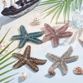 thumbnail image 4 of 4 parches de lentejuelas con diamantes de imitación y estrellas de mar brillantes para decoración, parche de tela con estrellas de mar para coser, apliques de concha de estrella de mar, 4 of 7