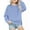 Light Blue1, variant on AherBiu Baby Girl Boy Sweatshirt Crew Neck Long Sleeve Pullover Toddler Kids Lightfleece Lined Tops Solid Color