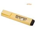 thumbnail image 3 of Unique Bargains Highlighter, Broad Tip, Yellow, 4 Count, 4 Pack, 3 of 6