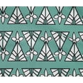 thumbnail image 4 of oneOone Cotton Flex Fabric Floral & Triangle Block Print Fabric By The Yard 40 Inch Wide, 4 of 4