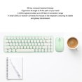 thumbnail image 4 of Combinación De Teclado Y Ratón Inalámbricos Para Máquina De Escribir, 68 Teclas, Transmisión Estable De 2,4 GHz, Diseño Retro Para , Compatible Con PC, Portátil,, 4 of 7