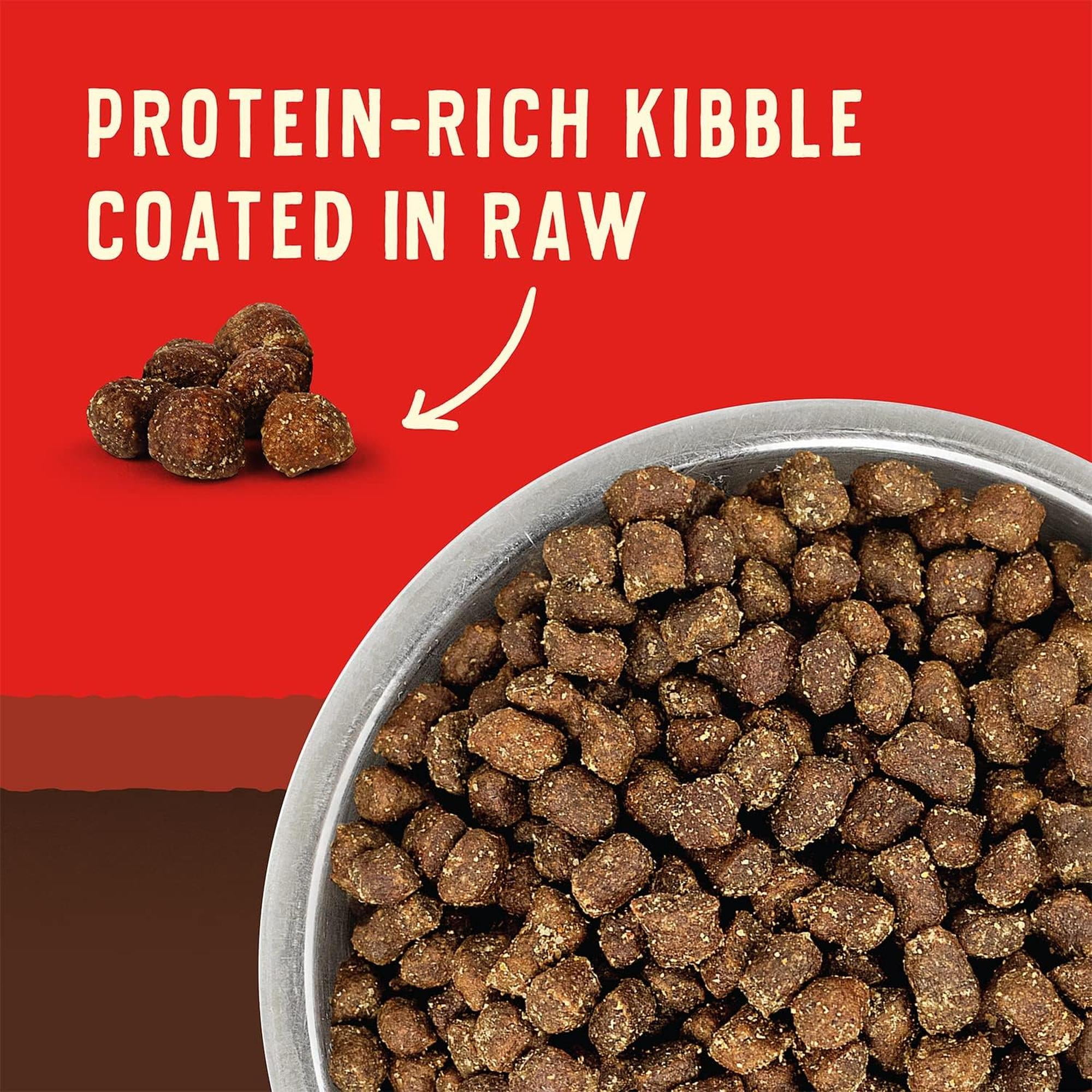 Stella & Chewy's Wild Red Raw Coated Kibble for Dogs - Grain & Legume Free Red Meat Recipe - 3.5 Pound Bag