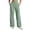 Green, variant on Ussuma High Waist Yogo Wide Leg Pants for Women Simple and Comfortable Leisure Fashion Butt Lifting Tummy Control Gym Pants with Pockets Lightweight Slimming Running Pants Play Golf Pilates Hiking M