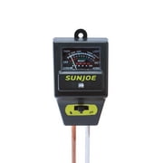 Sun Joe 3-in-1 Soil Meter, Moisture, pH, & Light Meter, for Indoor/Outdoor Garden