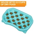 thumbnail image 4 of Neater Pet Brands Neater Slow Feeder to Improve Digestion, Stop Obesity, and Slow Down Eating, 2.5 Cups, Aquamarine, 4 of 12