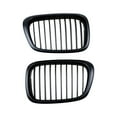 thumbnail image 4 of Matte Black Euro Front Center Kidney Grille Grill Fit 1997-2003 BMW E39 520i 523i 525i 528i 530i 535i 540i M5 4-Door, 4 of 5