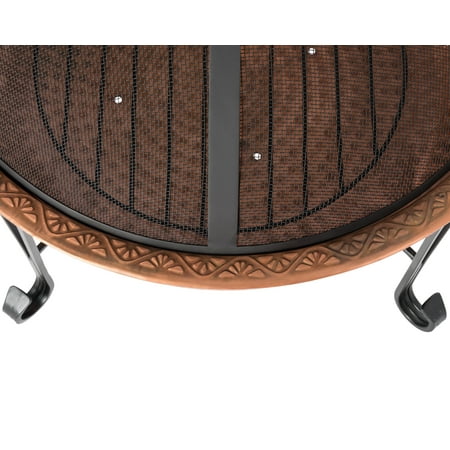 Fire Sense - Palermo Wood Burning Fire Pit - Copper