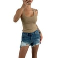 thumbnail image 2 of Dellytop Women's Summer Scoop Neck Sleeveless Cotton Ribbed Tank Top, 2 of 3
