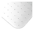 thumbnail image 3 of 36"x48" APET Rectangular Chair Mat for Low/Standard Pile Carpet Clear: Durable, Easy Glide Surface, 3 of 6