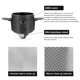 thumbnail image 5 of Muyoka Cono de filtro de café, verter sobre el gotero de café Taper Filtro de café de preparación manual Malla de filtro de acero inoxidable plegable Filtro portátil reutilizable Cafetera para máquina Muyoka Hogar, 5 of 7
