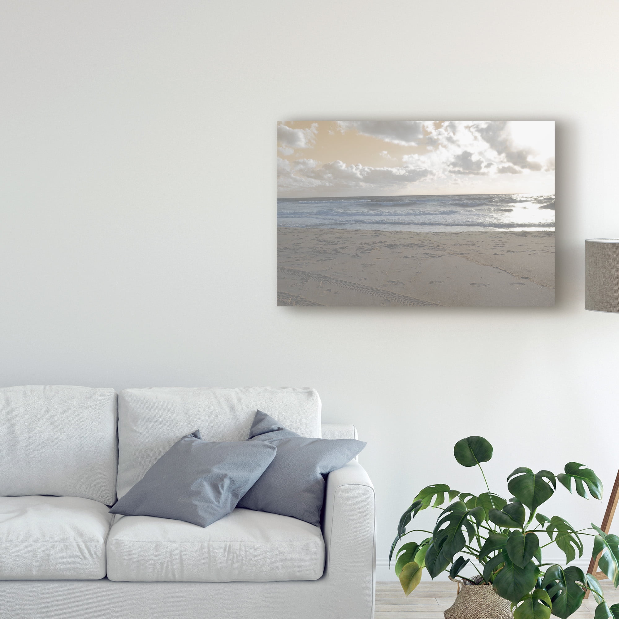 Trademark Fine Art 'Serene Sea 2' Canvas Art by Sharon Chandler