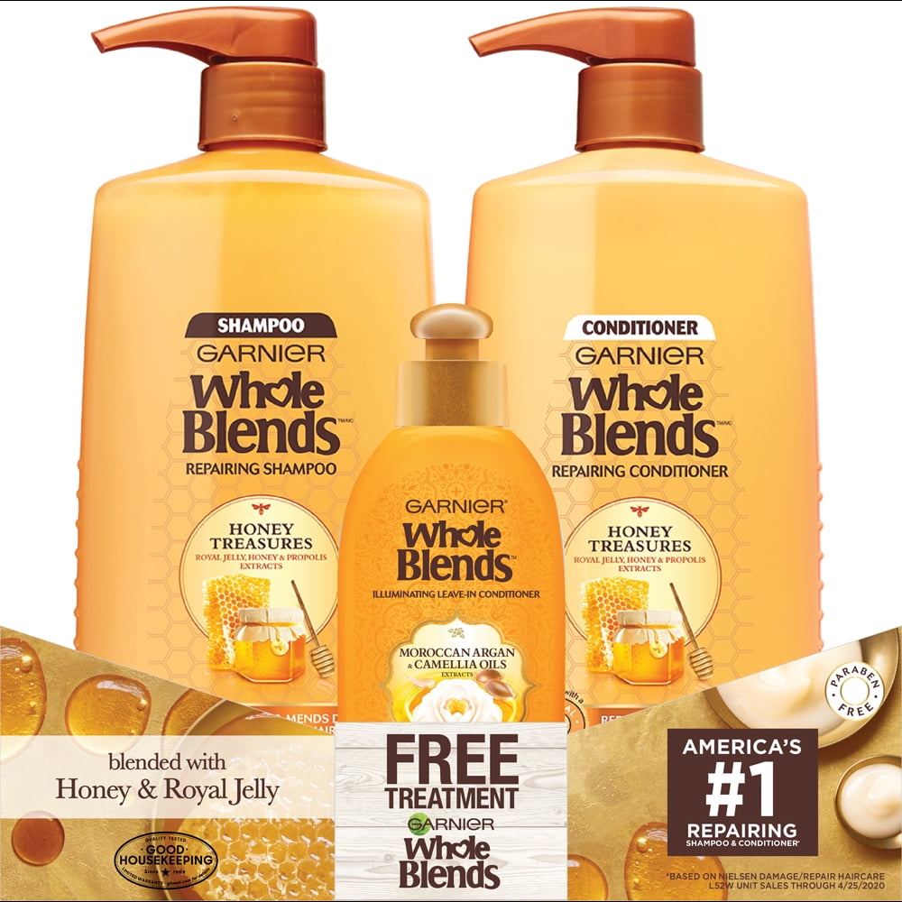 (16.38 Value) Garnier Whole Blends Shampoo and Conditioner Set