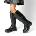 thumbnail image 6 of BURUDANI Girls Knee-High Buckle Riding Boots Fashion Boots for Little & Big Kids, 6 of 6