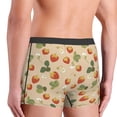 thumbnail image 3 of Goofa Floral Strawberr Printed Men's Boxer Briefs Underwear, Moisture-Wicking Underwear, Trunk,Soft and Breathable Cotton Underwear-XX-Large, 3 of 9