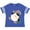 Football Blue and White, variant on Inktastic Happy Christmas Penguin Boys or Girls Toddler T-Shirt