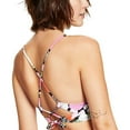 thumbnail image 2 of Salt + Cove Womens Floral Print Nylon Bikini Swim top Pink S, 2 of 2