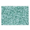 thumbnail image 1 of Teal Cutting Board, Triangle Mosaic with Polygon Shapes with Shadows Effect Illustration Print, Decorative Tempered Glass Cutting and Serving Board, Large Size, Teal Green, by Ambesonne, 1 of 1