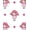 Pink, Pattern 1, variant on ODIKA 4'x6' Machine Washable Non-Slip Area Rug, Whimsical Cartoon Girl Bathroom Doormat Absorbent High Traffic Rug, Pink, 655697