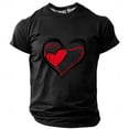 thumbnail image 1 of Styesk T-Shirts pour Homme Mode Décontractée Imprimé Col Rond Chandail T-Shirt Manches Courtes, 1 of 2