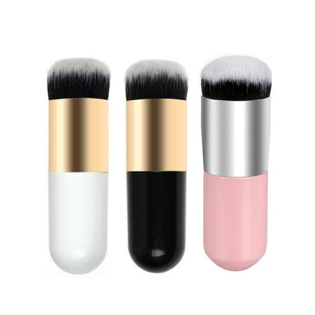 Women Face Brush Foundation Blush for Mineral Stippling Makeup Face Blending Brush Cream Powder Makeup Brush, 3