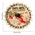 thumbnail image 3 of Calendario de cuenta regresiva de 31 días con forma de reloj de Halloween para la ventana de la puerta principal del hogar (B), 3 of 8