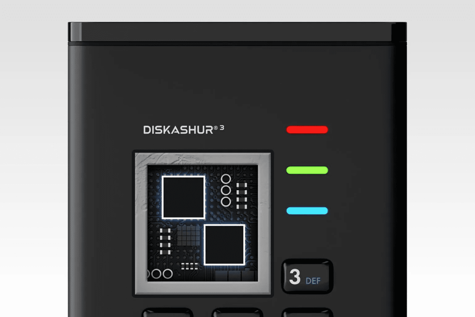 Istorage 1TB diskAshur3 USB 3.2 Gen 1 Encrypted Portable Hard Drive (Black)