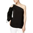 thumbnail image 2 of Rachel Roy Womens Soiree Knit Blouse, Black, X-Small, 2 of 2