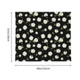 thumbnail image 3 of Pofeuu Daisies Flowers Print Wall Tapestry Decoration Wall Hanging Tapestry 60 x 51 Inch, 3 of 6