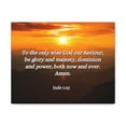thumbnail image 5 of Scripture Walls  God Our Saviour Jude 1:25 Bible Verse Canvas Christian Wall Art Ready to Hang Unframed, 5 of 17