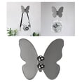 thumbnail image 3 of Percha decorativa Soledad almacenamiento ropa mariposa gris Gancho para sombreros, 3 of 8