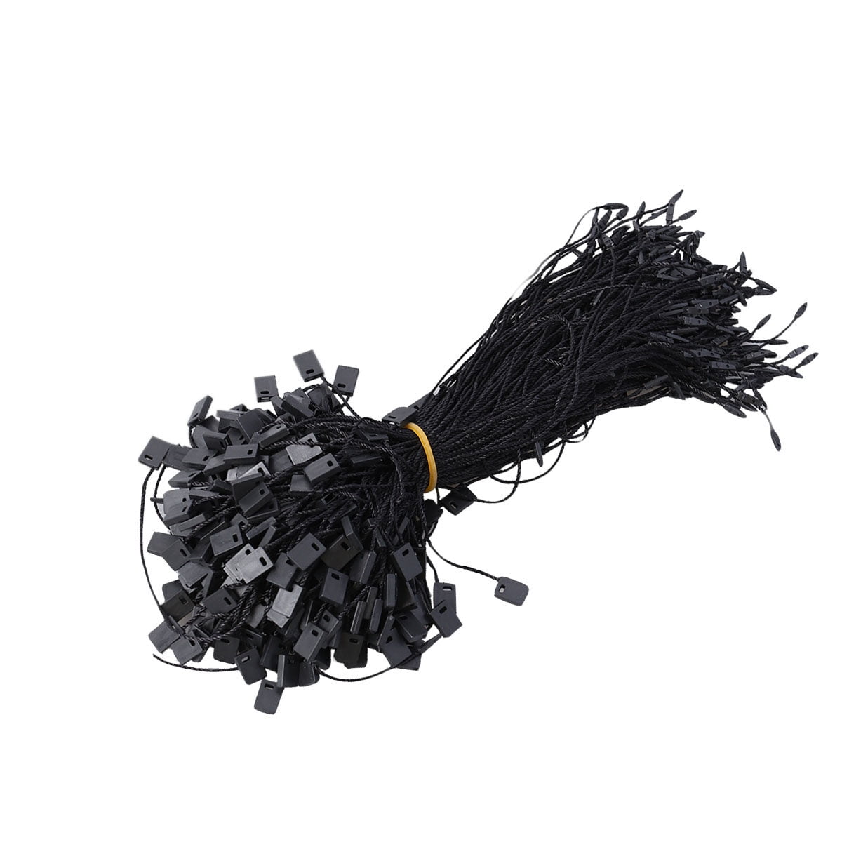 950PCS Black Tag String Nylon String Snap Lock Pin Loop Fastener Hook