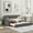 Gray#1, variant on King Size Adjustable Bed Base, King Size Canopy Platform Bed with Support Legs,White, White Bed Frames,Pine Platform Bed Frames, Furniture Bedroom Furniture Beds, Frames & Bases