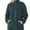 HUNTER GREEN, variant on Women's Soft Sherpa Cotton Candy Teddy Coat Full-Zip Fleece Outer Jacket