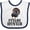 White and Navy, variant on Inktastic Turkey Hunting Future Hunter Boys Baby Bib