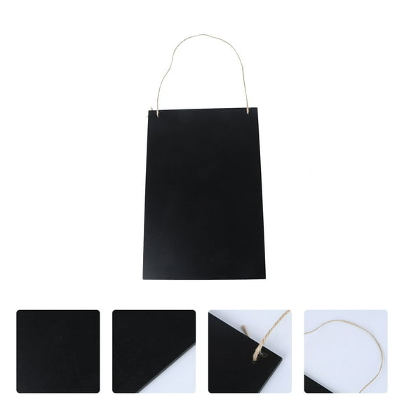 GOOHOCHY 2 PCS Double-sided Black Board Wall Hanging Decor Magnetic Chalkboard