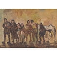 thumbnail image 3 of Cyprián Majerník 18x14 Black Modern Framed Museum Art Print Titled - Exiles (1943), 3 of 5