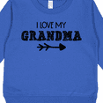 thumbnail image 3 of Inktastic I Love My Grandma with Arrow Toddler Sweatshirt, 3 of 4