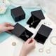 thumbnail image 3 of 10 cajas de cartón para joyas con cajones, color negro, para regalo de mujer., 3 of 9