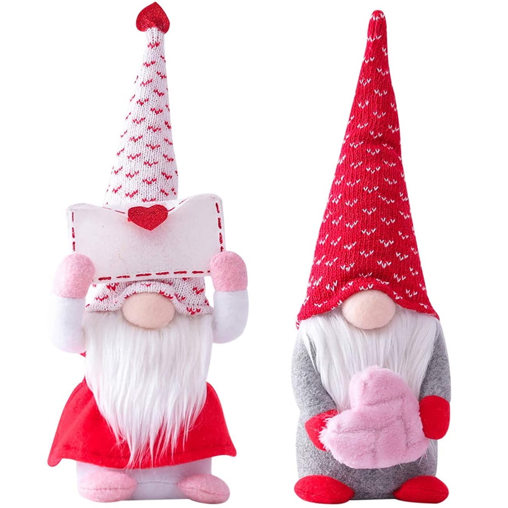 valentines day gnome plush