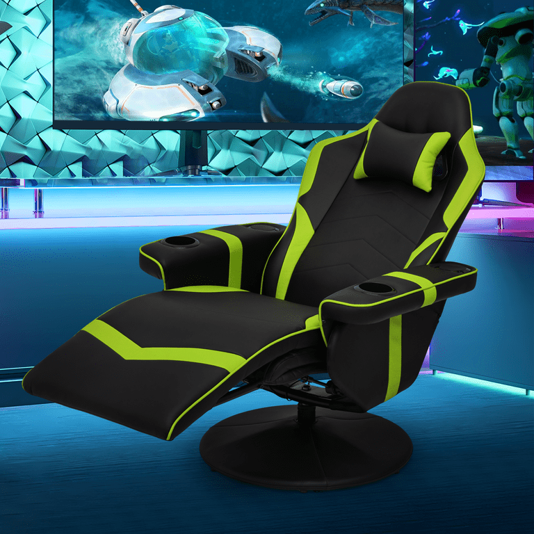 Gaming Chair w/Lumbar Support & Headrest #006 – MoNiBloom
