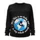 thumbnail image 4 of RKSTN Women's Maternity Sweatshirts Oversized Pregnancy Graphic Print Long Sleeve T Shirts Womens Casual Solid Plus Size Round Neck Loose Fits Comfy Funny Printed Pullover Hoodless Sweatshirt Tops, 4 of 7